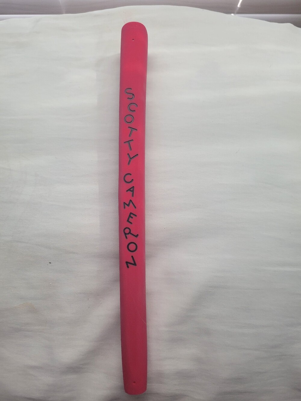 Scotty Cameron Red Putter Grip with Black Logo